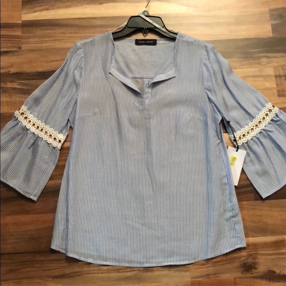 Ivanka Trump three-quarter sleeve blouse.